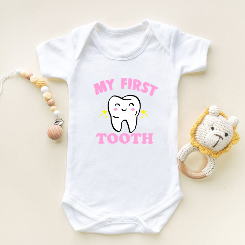 Baby Clothing Outlet - I Got My First Tooth Print