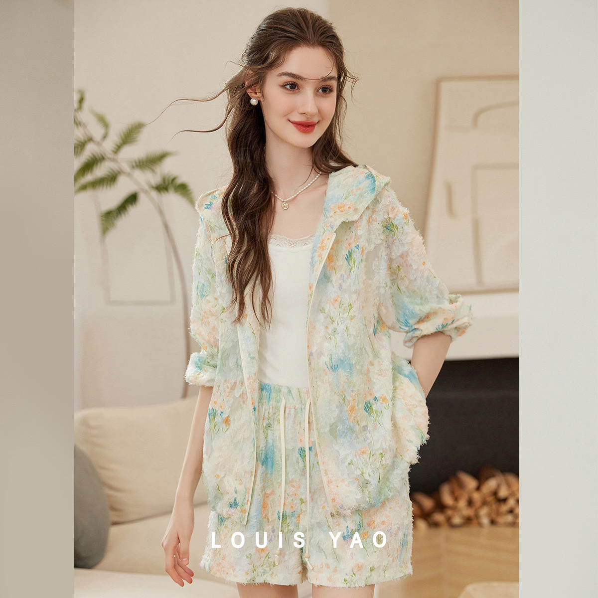 Summer Short Set - LOUIS YAO Damen-Set 2026 Frühling und
