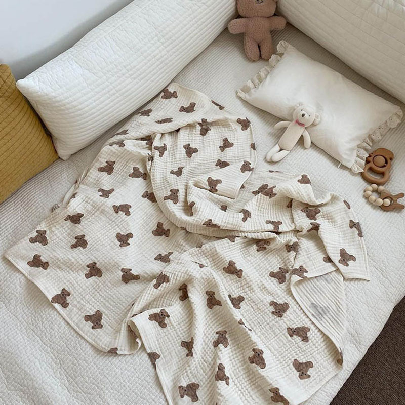 Bär Druck Baby Decken Neugebor – Muslin Swaddle Wrap Bewertung und Preis
