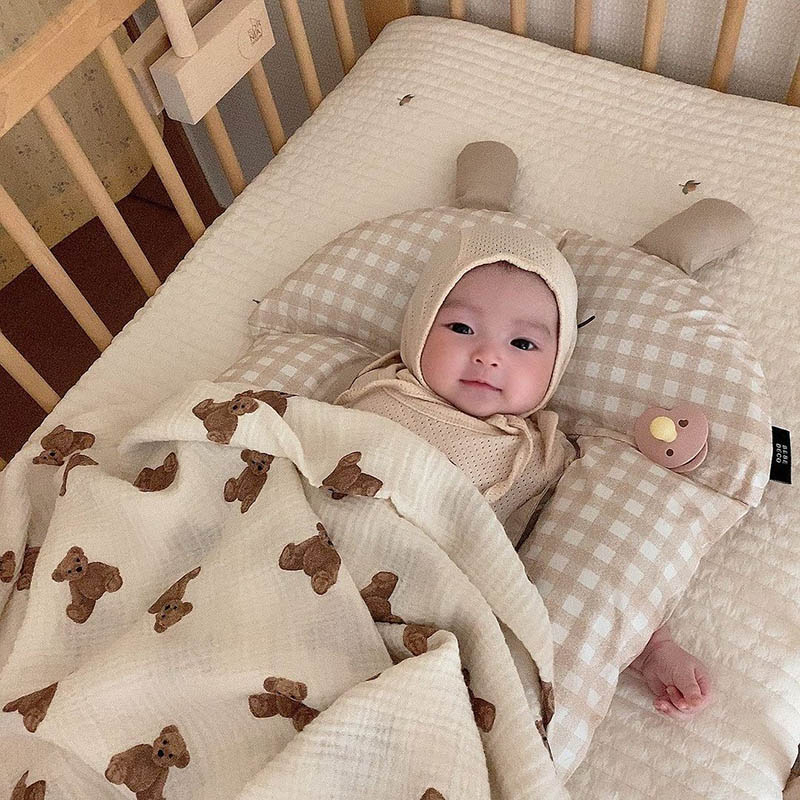 Bär Druck Baby Decken Neugebor – Muslin Swaddle Wrap Bewertung und Preis