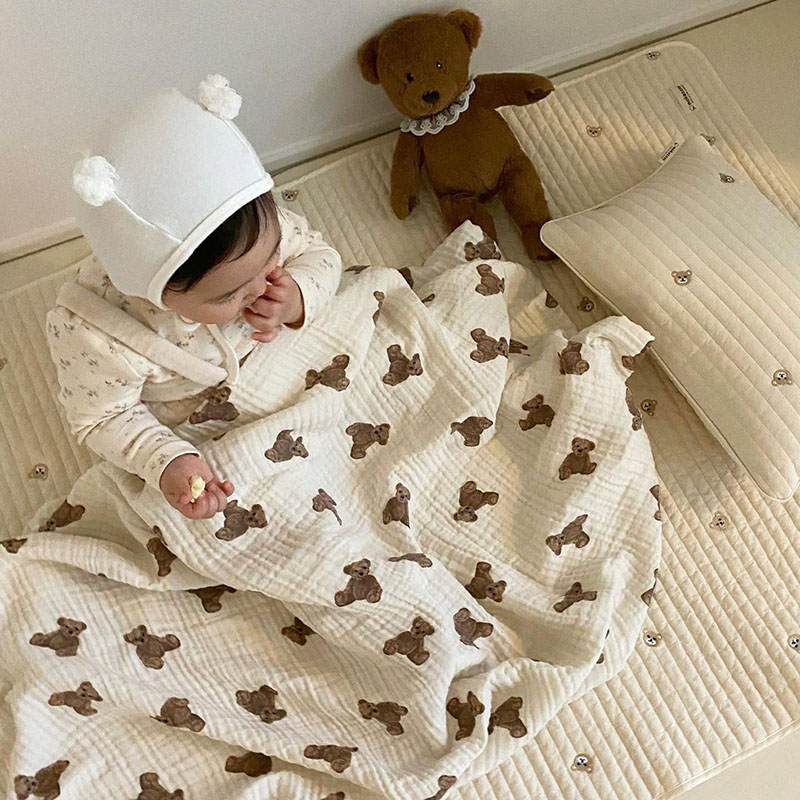 Bär Druck Baby Decken Neugebor – Muslin Swaddle Wrap Bewertung und Preis
