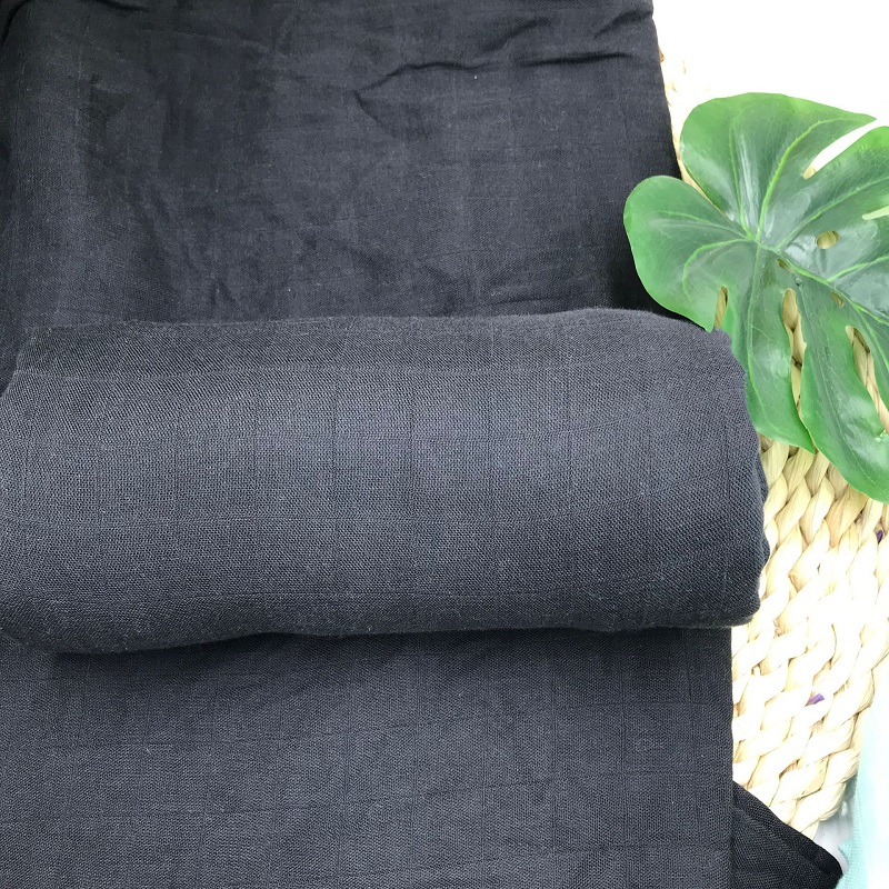 Reine schwarze Farbe Baby Wrap – Muslin Swaddle Wrap Bewertung und Preis