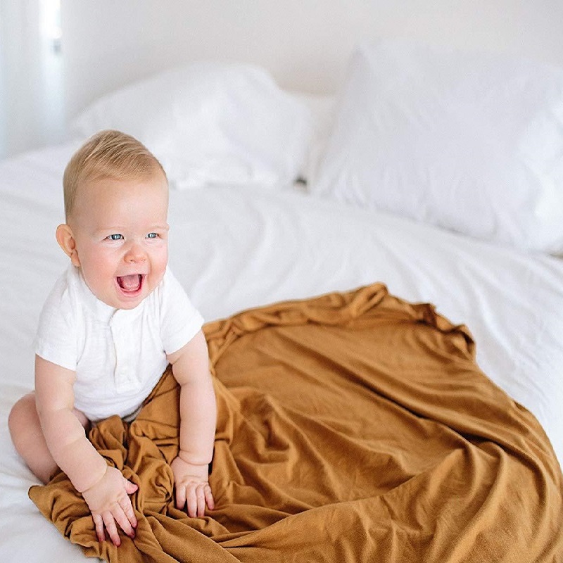 Reine schwarze Farbe Baby Wrap – Muslin Swaddle Wrap Bewertung und Preis