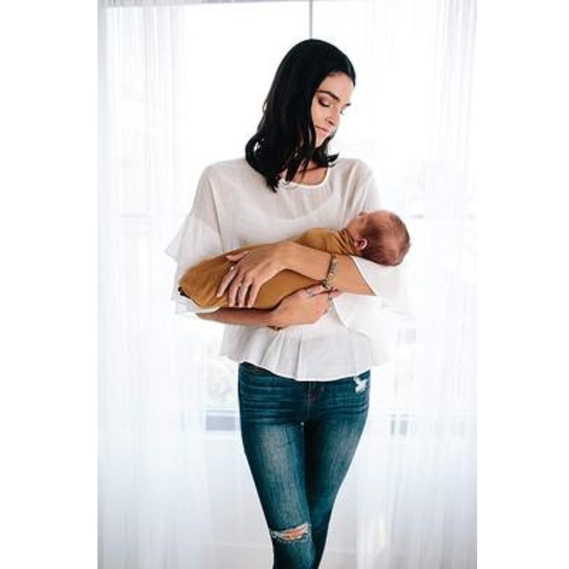 Reine schwarze Farbe Baby Wrap – Muslin Swaddle Wrap Bewertung und Preis