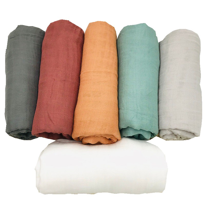 Reine schwarze Farbe Baby Wrap – Muslin Swaddle Wrap Bewertung und Preis