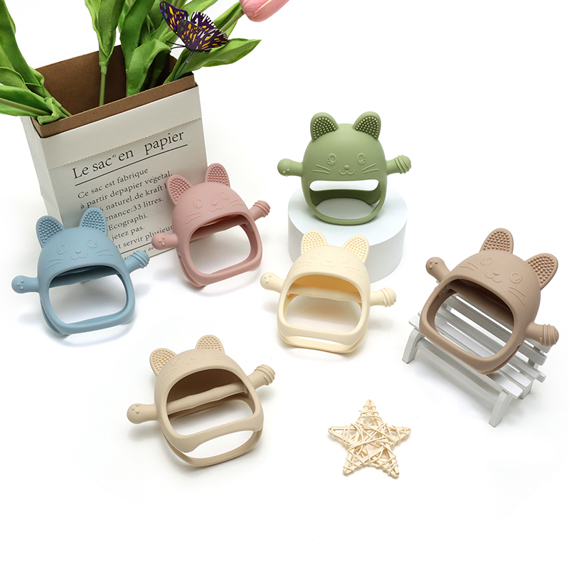Baby Silikon Beißring Handschu – Baby Mittens Scratch Bewertung und Preis
